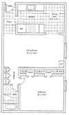 1 Bed 1 Bath